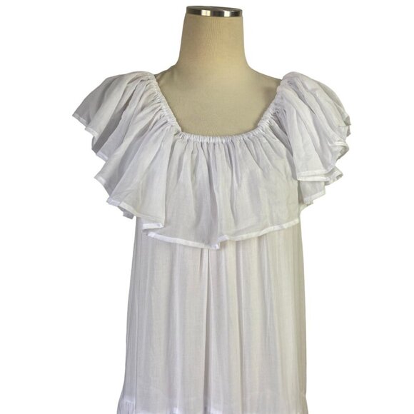 Erika Pena Dress White Orchid Dress with Belt - Picture 4 of 15